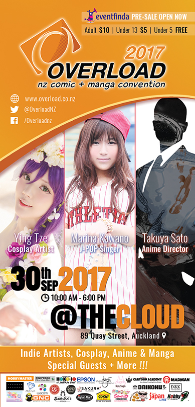 Overload NZ Anime & Manga Convention - Auckland - Eventfinda