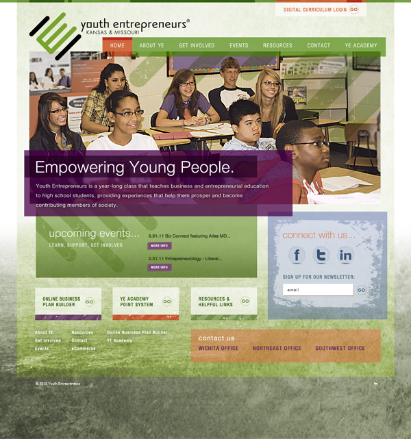 youth YOUTH ENTREPRENEURS texture design Web creative Webdesign graphics