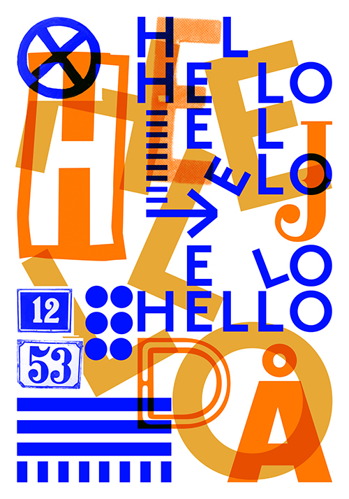 typography   silkscreen Serigraphy fluo vernacular Rotterdam Stockholm wrocław