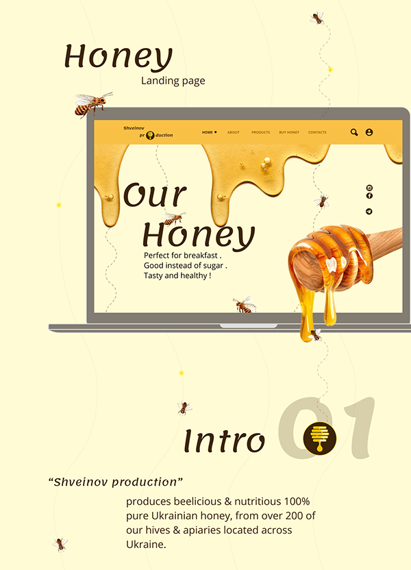Honey Landing page
