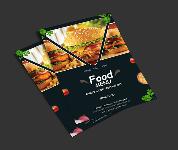 food flyer design