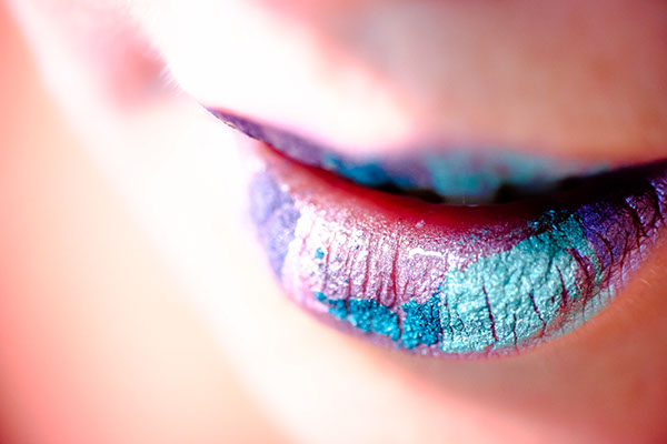 macro lips pigment people girls color lipstick