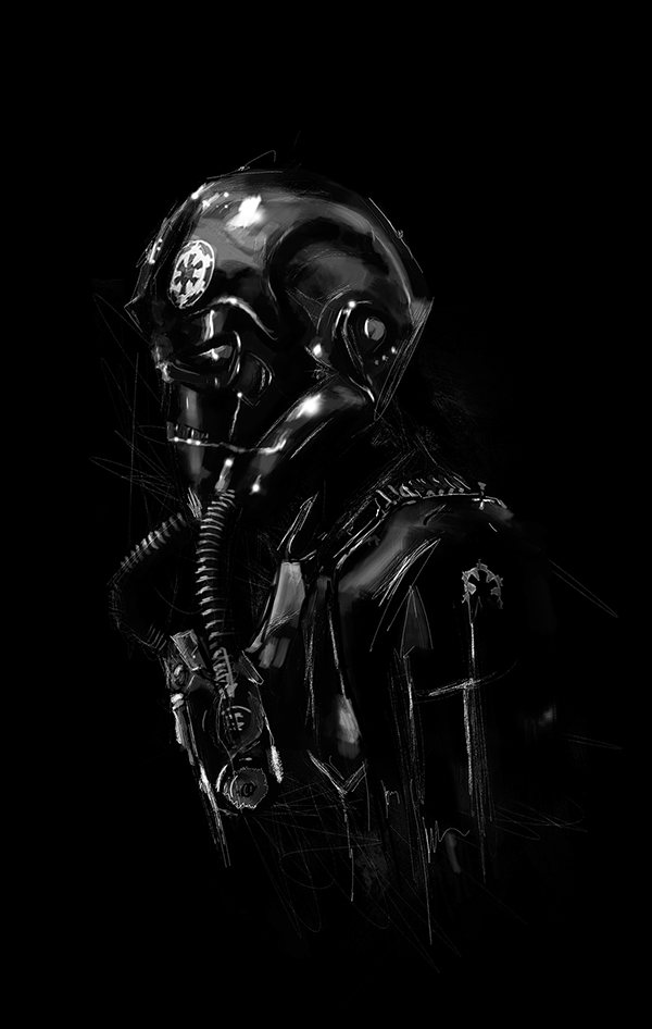 portraits Rola rafal rola Pilot rebel droid noir black star wars maul Boba force awakens firstorder Starwars boushh