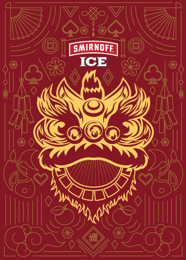 chinese new year Smirnoff Smirnoff Ice Playing Cards cards Poker gambling