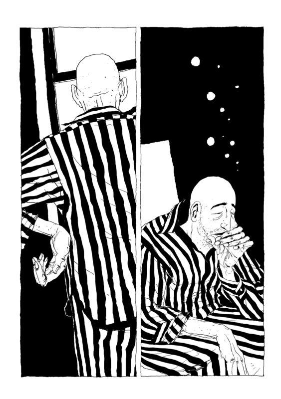 opium comics French black and white b&w Dystopia Orwell kafka Graphic Novel