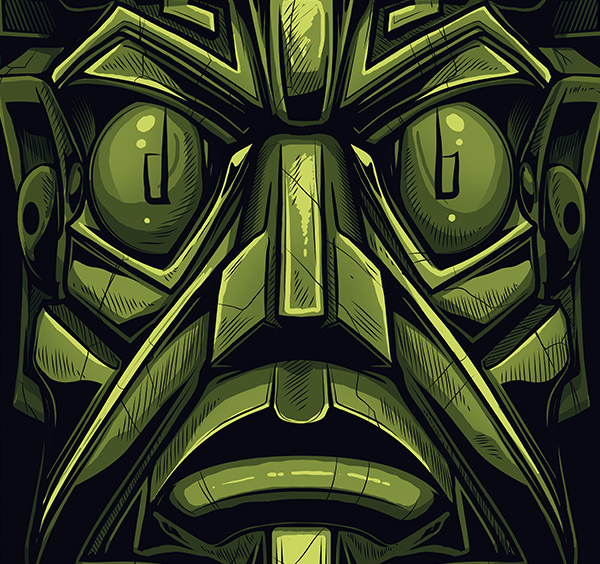 Maya Sub Movement drum&bass DnB Neonlight apocalypse statue Mesoamerican Calendar mayan calendar