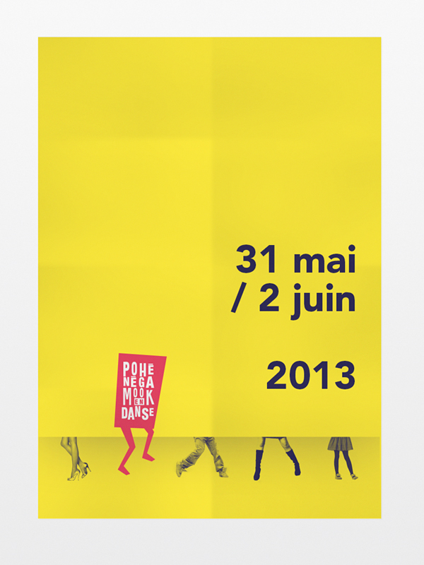 danse festival people color Logotype identity flyer poster
