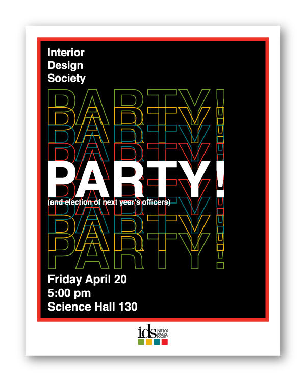 IDS Interior Design Society posters liberty university Events