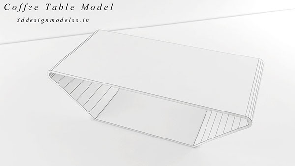 coffee table model 3dsmax vray freemodel