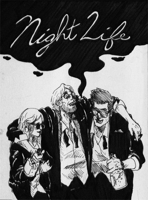 night life nuts raphael mike mignola Ink on Ink