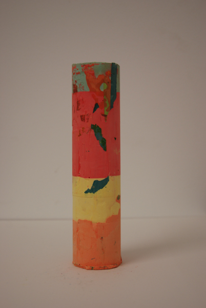 sculpture strength in numbers plaster pigment polymer towers