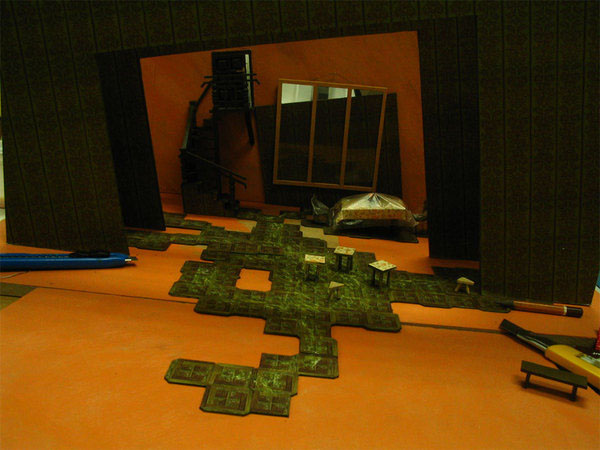 teatar scenography scale models