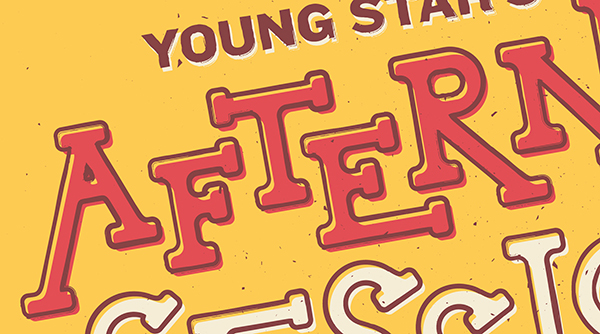 Young star afternoon jam session poster Icon
