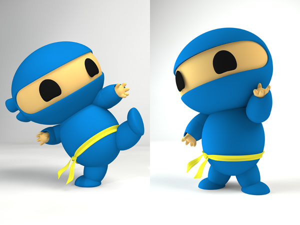 3D ninja abensons Character 27+20