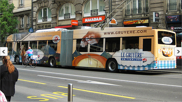 bus  Le Gruyère  AOC  geneve fromage Suisse