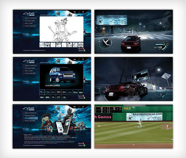 Ford sync interactive Web print xbox youth Gamer widget detroit Dearborn Michigan