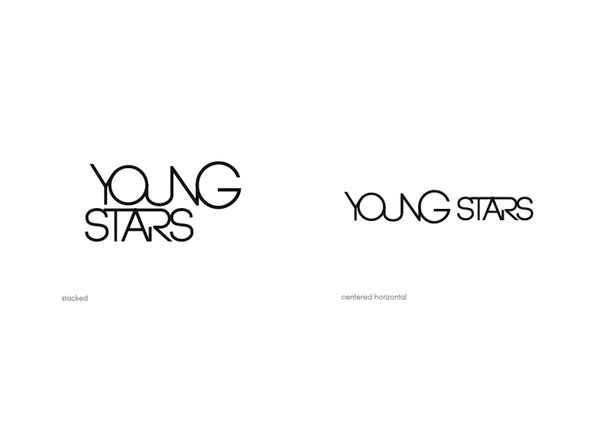 Young star logo identity Headhunting agency pink gif lines triangle font type brandbook video advertisment