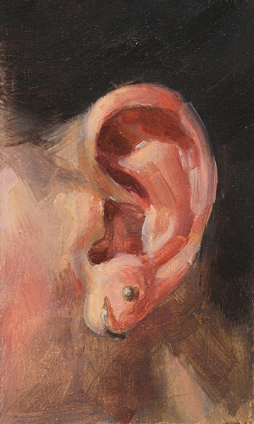 portrait ear oil Oil Painting study life Life Study traditional