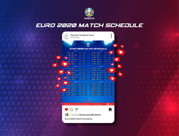 Euro 2020 Match Schedule