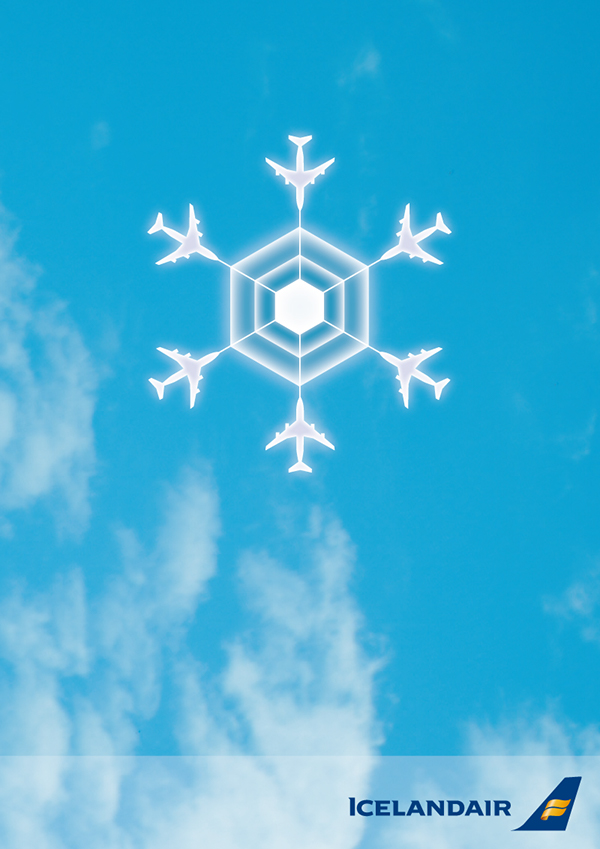 ICELANDAIR : cristal de glace