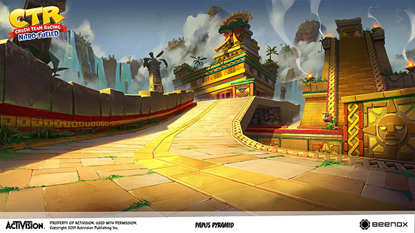 CTR NITRO-FUELED: Environment concepts