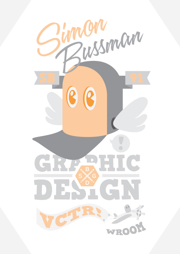 skull  Graphic design simon bussman funny cute Character absract art pop popular