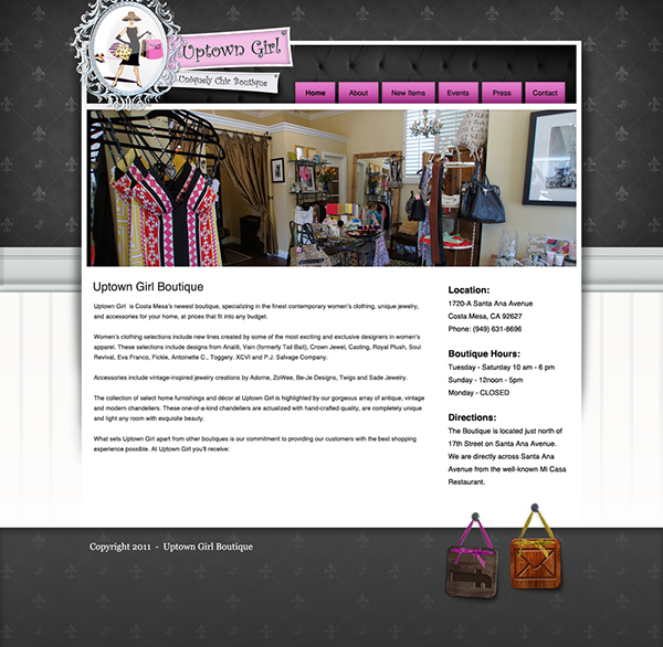 Website Layout Web design