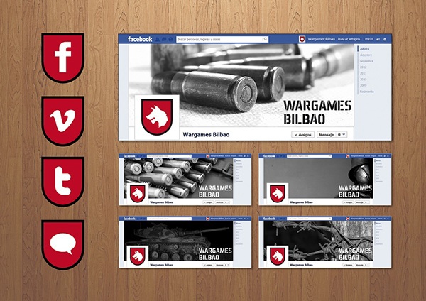 Wargames-Bilbao Rediseño corporativo Web Logotipo Iconos marketing  