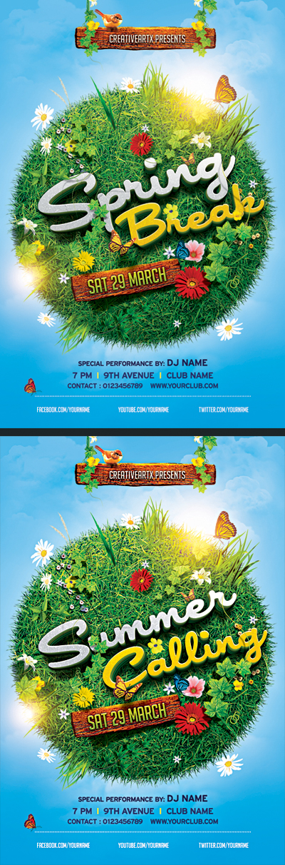 break club college Easter Event Fall flyer garden globe grass green lounge modern new
