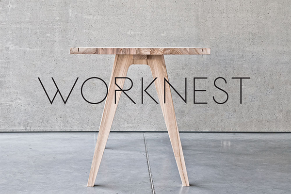 modular furniture creative workplace Office design  table ash wood desk