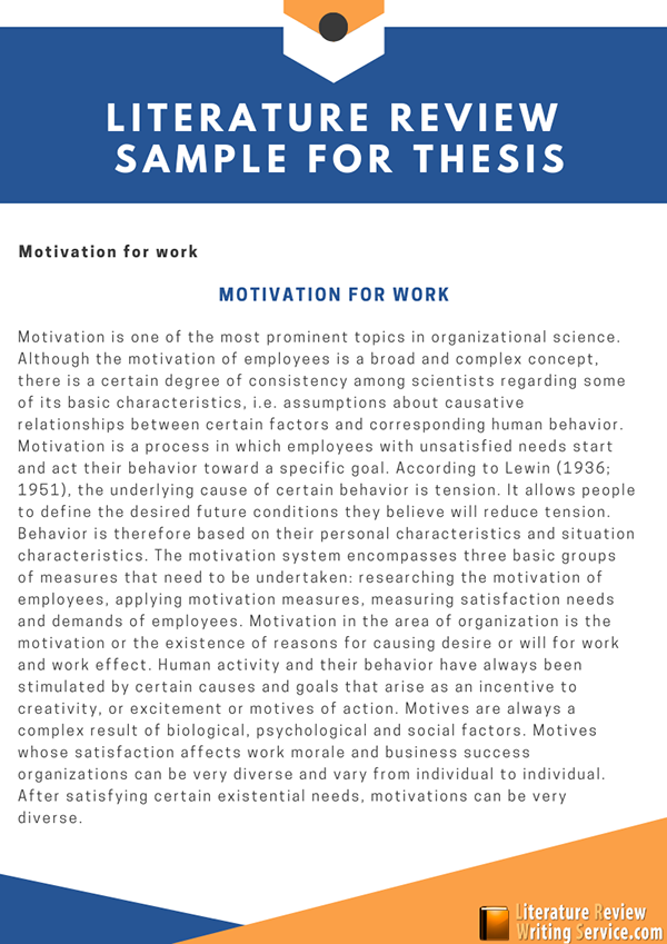 literature review about motivation