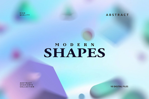 Abstract Modern Shapes Background