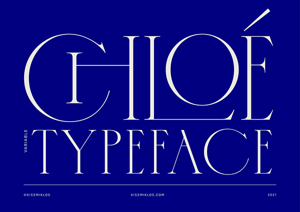 Chloé typeface / 2021