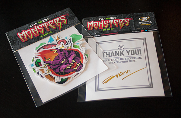 monsters stickers