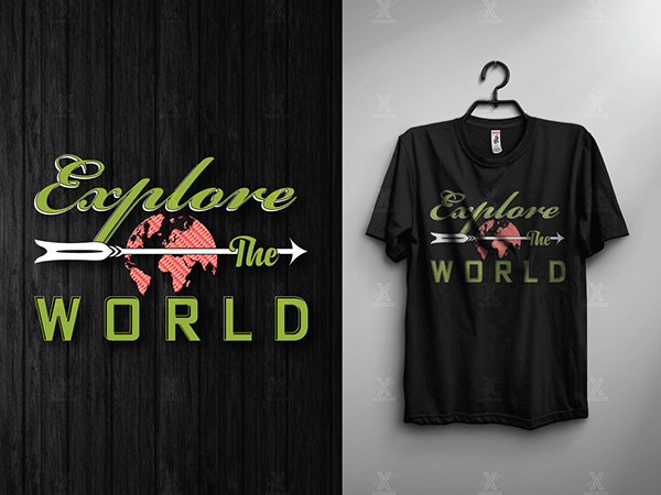 Explore The World T-shirt Design