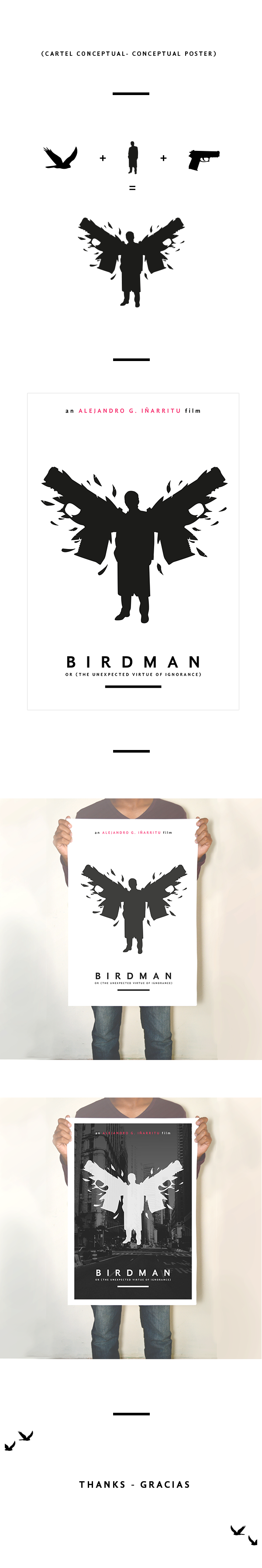 poster print movie iñarritu   keaton cine cartel impreso Cannes birdman
