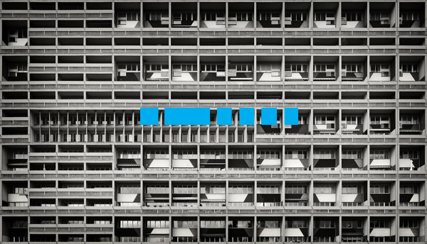 Window  vaartus  hungary  győr  zwoelf  blue  minimal  geometric