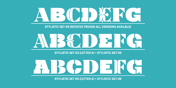 Typeface  display sans serif  serif  slab  stencil engraved baroque DSType Pedro Leal Dino dos Santos
