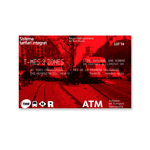 graphic design metro tickets barcelona subway