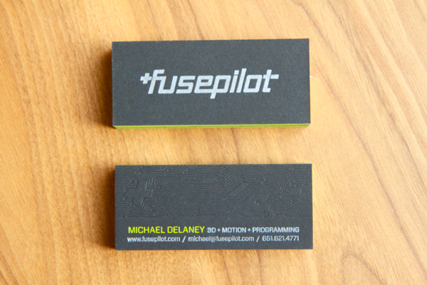 fusepilot  logo  business cards  circuit battery  letterpress logo Business Cards circuit letterpress