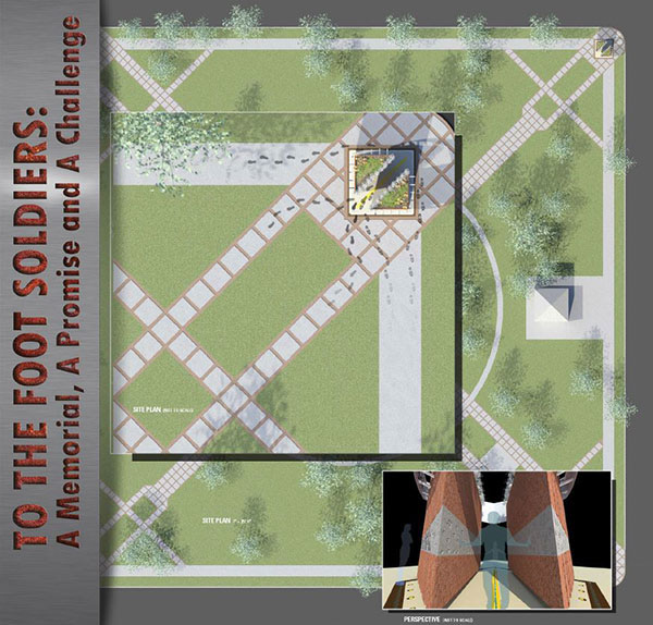 footsoldiers birmingham alabama civil rights movement monument Memorial Joel avery Creativeness interactive design development Park