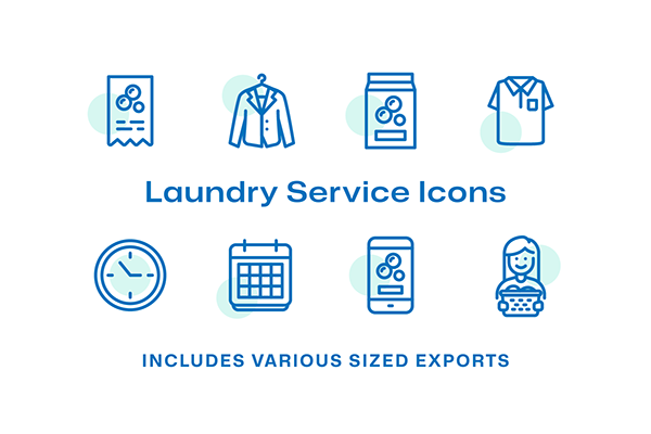 78 Laundry Service Icons