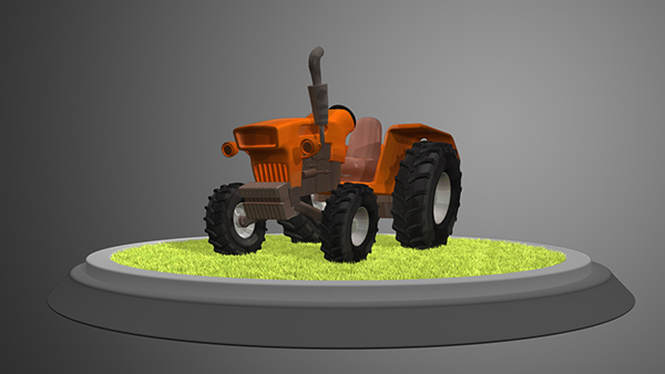Tractor home car 3D model model