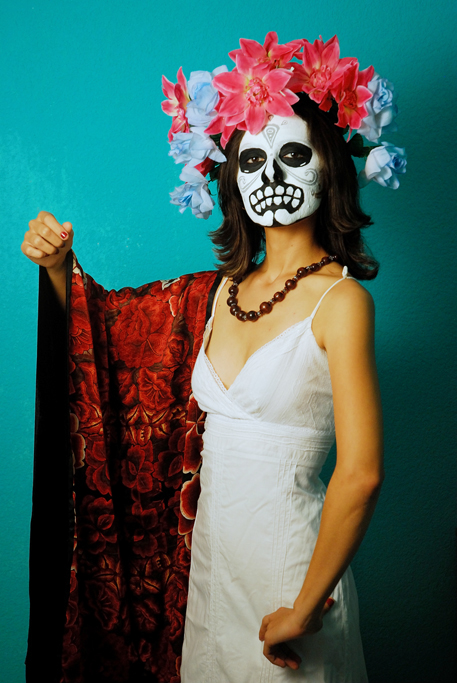 dead skull catrina Dia De Muertos Folklore women