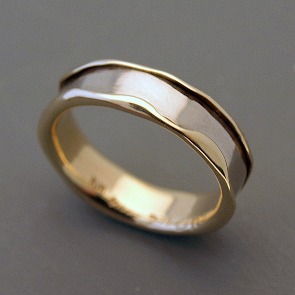 Custom handmade wedding ring on Behance