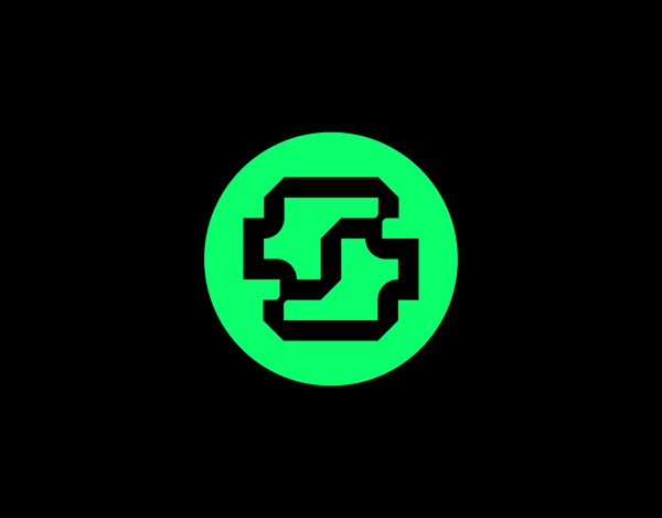 Letter S logo for nft art, crypto, blockchain logo