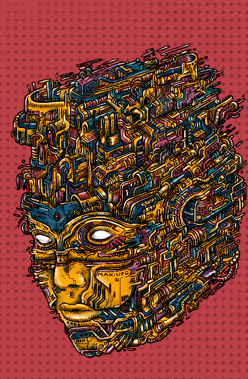 #android  #art #chile #cyberpunk #Future #futuro #graffiti #machine  #Mecha #robot 