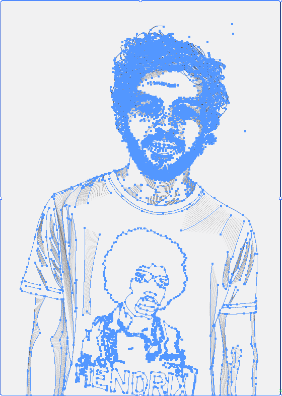 portrait Illustrator Hendrix
