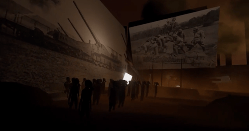 Experience turbulent Virtual reality vr world war art experiemntal geometric movie Réalité virtuelle