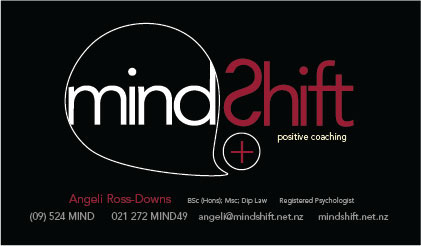 logo business card MindShift psychology identity